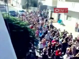 فري برس   حماه  مورك تشييع الشهيد محمد مصطفى سليمان 13 9 2011