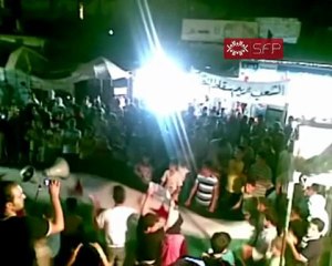 حلب الباب تشييع الشهيد محمد سكر 14 9 2011