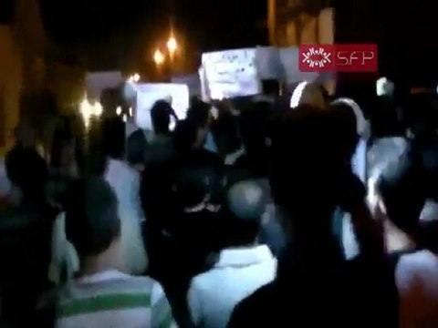 فري برس مظاهرة حي القدم بدمشق تطالب بعدم الدراسة و التدريس حتى يسقط الرئيس 19 9 2011