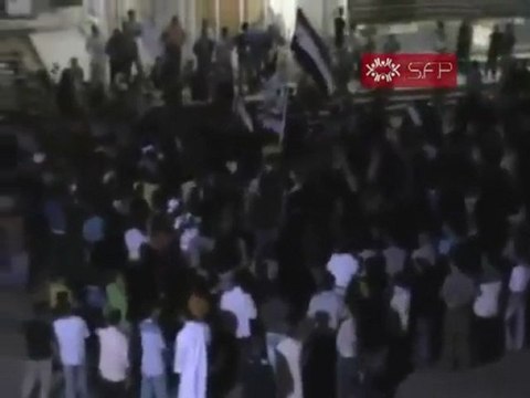 فري برس الحراك مظاهرة مسائية في ثلاثاء الوفاء للهرموش 20 9 2011