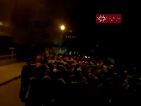 فري برس مظاهرة مسائية الغوطة حمص 20 9 2011