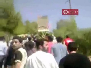 فري برس   تشيع الشهيد نجم أديب الجواد وادي بردى 20 9 2011