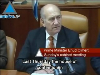 Olmert - Jewish Settler Attacks On Innocent Arabs Are No Les