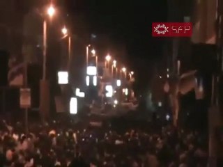 فري برس   حرستا تشييع الشهيدين محمد الحلبوني و دياب الخباز 24 9 2011