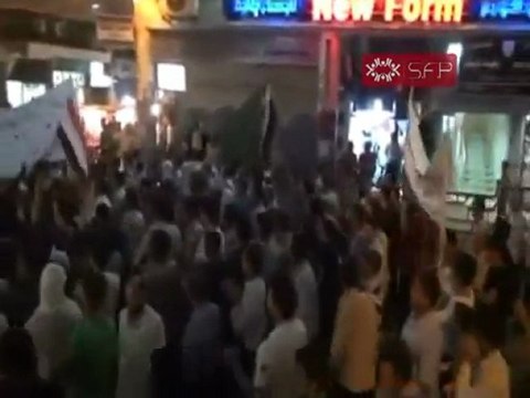 فري برس ادلب مظاهرات المدينة يوم الثلاثاء 27 9 2011