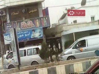 فري برس   استنفار الجيش على دوار داعل 28 9 2011