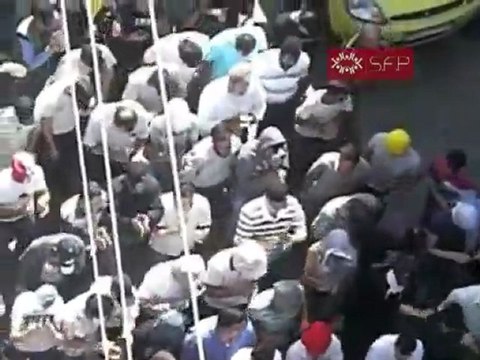 فري برس مظاهرة قدسيا بريف دمشق في جمعة النصر لشامنا ويمنا 30 9 2011