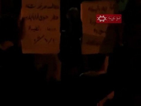 فري برس حوران الطيبة مظاهرة مسائية سبت نصرة الرستن 1 10 2011