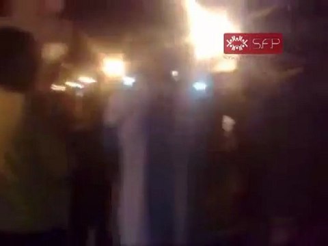 فري برس حماة كفرزيتا عرس الدم ومظاهرة للابطال رغم الحصار والاقتحام الامني الغاشم 3 10 2011