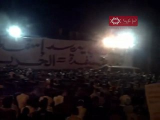 فري برس   درعا المسيفرة وفاءً للشيخ أحمد صياصنة والرستن 4 10 2011