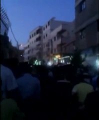 فري برس   تشييع الشهيد محمد الطويل في ببيلا بدمشق 5 10 2011