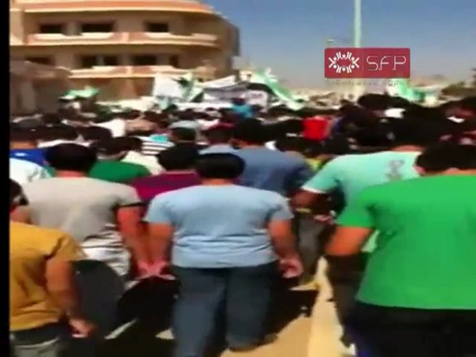 فري برس   حوران ناحته مظاهرة جمعة المجلس الوطني 7 10 2011