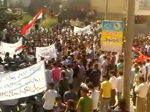 فري برس حوران إبطع مظاهرة جمعة المجلس الوطني في 7 10 2011