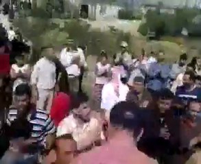 فري برس   حماة   التويني   مراسم زفاف الشهيدين 8 10 2011