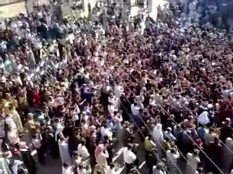 فري برس حماة كرناز مظاهرة حاشدة في سبت الشهيد مشعل التمو 8 10 2011