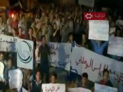 فري برس ادلب خان شيخون مسائية لطل الملوحي 11 10 2011
