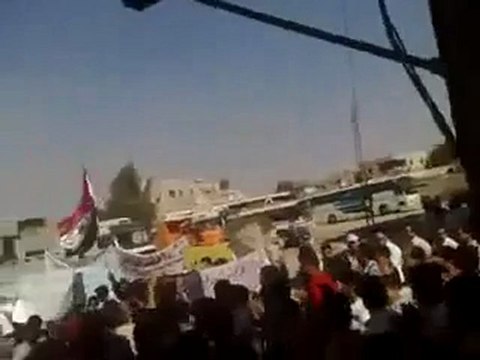 فري برس دمشق حي برزة جمعة احرار الجيش 14 10 2011