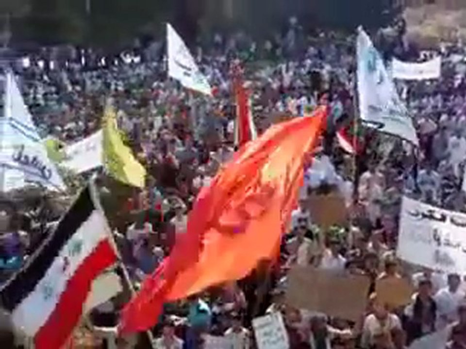 فري برس   ادلب   دير الشرقي جمعة أحرار الجيش 14 10 2011 جـ2