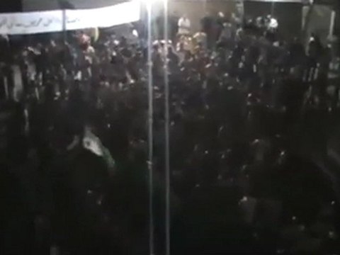 فري برس حمص باباعمرو مسائية جلالة الملك نريد إعترافكم بمجلسنا 15 10 2011