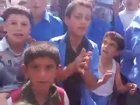 فري برس إدلب حاس مظاهرة طلابية 16 10 2011