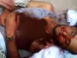 فري برس   الشهيد فادي دبوس استشهد برصاص قناصة الخالدية  حمص 17 10 2011