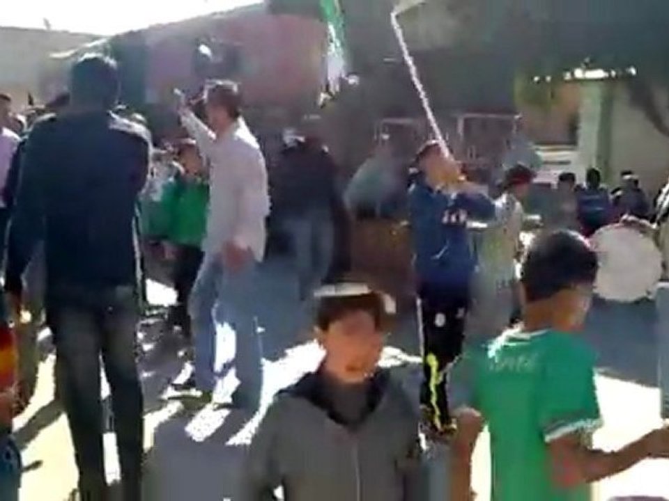 فري برس   مدينة الدرباسية جمعة شهداء المهلة العربية 21 10 2011