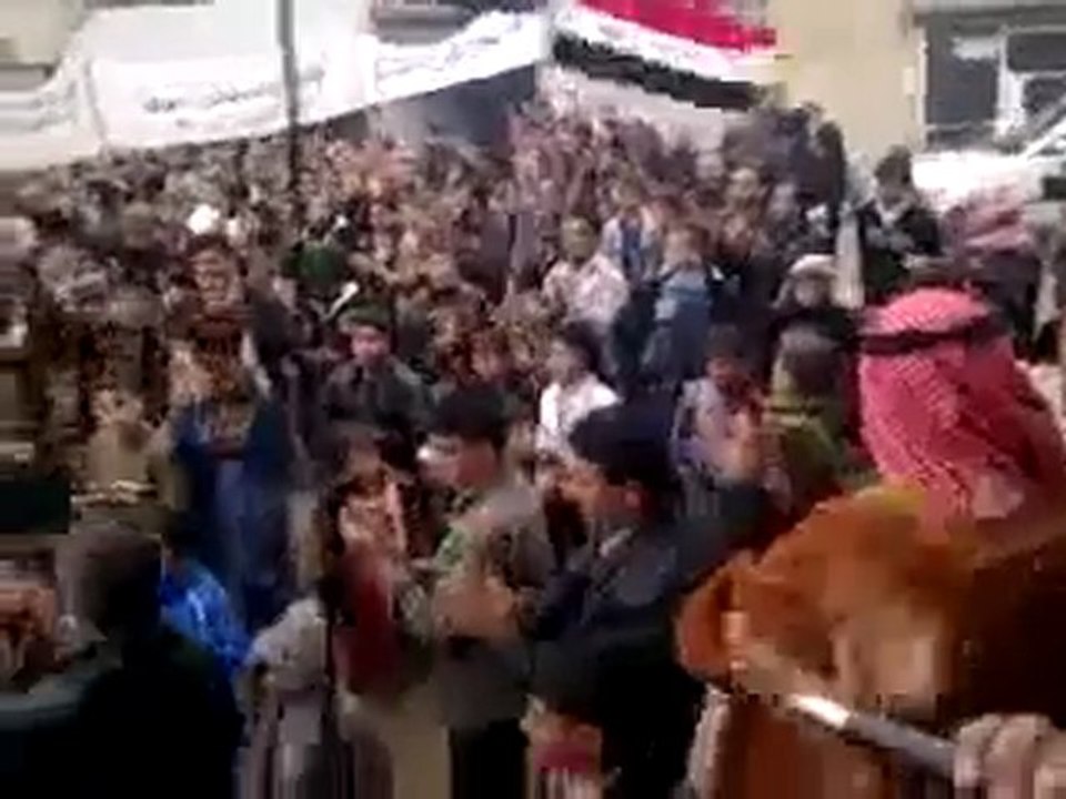 فري برس   ادلب كورين انتفاضة الاحرار في جمعة الله اكبر 4 11 2011