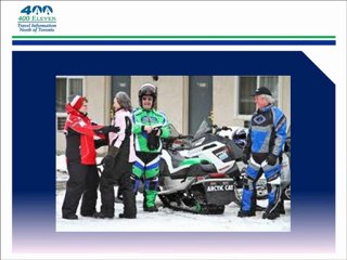 Snowmobiling in Central Ontario - North of Toronto