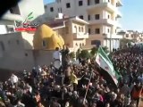 فري برس   إدلب بنش مظاهرة حاشدة أول يوم عيد الأضحى 6 11 2011