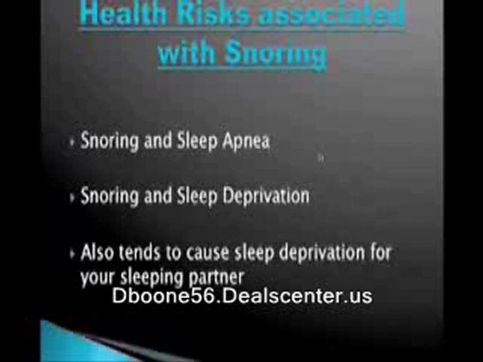snoring