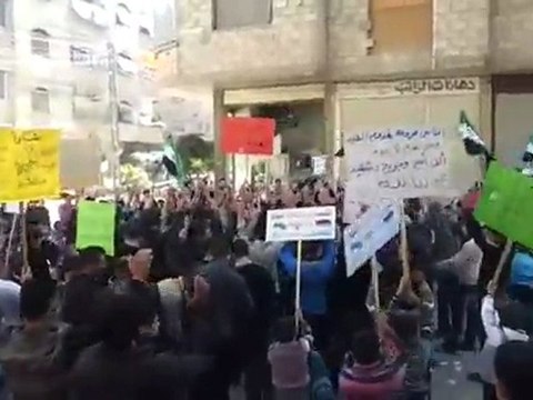 فري برس ريف دمشق عربين ريف دمشق ثاني ايام عيد الاضحى نصرة لمدينة حمص يا حمص احنا معاكي للموت 7 11 2011