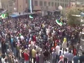 فري برس   تدمر جمعة تجميد العضوية يا بشار و يا حقير 11 11 2011