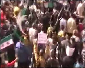 فري برس   حمص حي الخالدية جمعة تجميد العضويةرسالة الى الجامعة العربية 11 11 2011