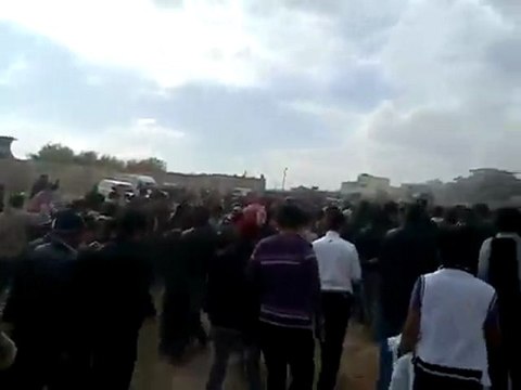 فري برس الرحيبة ريف دمشق تشييع الشهيد ميسر ادريس 12 11 2011 ج 1