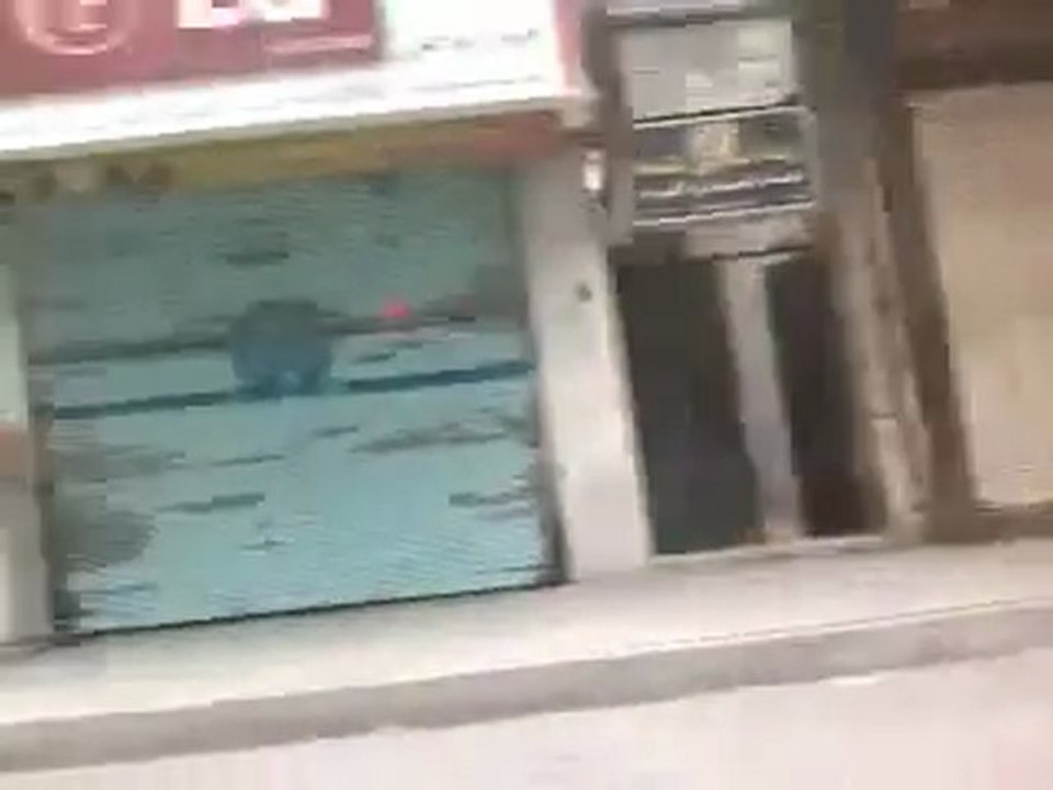 فري برس   حماة   اضراب عام في المدينة   شارع المرابط 13  11 2011