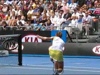 Wozniacki vs Niculescu Australian Open 2012 Set 1