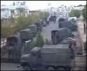 فري برس   مشفى القصير الوطني الذي تحول الى قاعدة عسكرية لقوات الإحتلال 16 11 2011