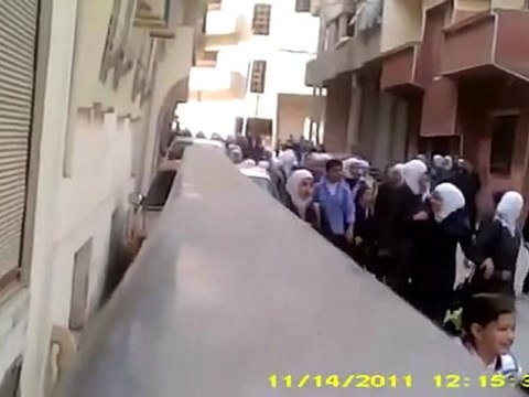 فري برس ريف دمشق المعضمية مظاهرات الاحرار للمطالبة باسقاط النظام 17 11 2011 جـ1