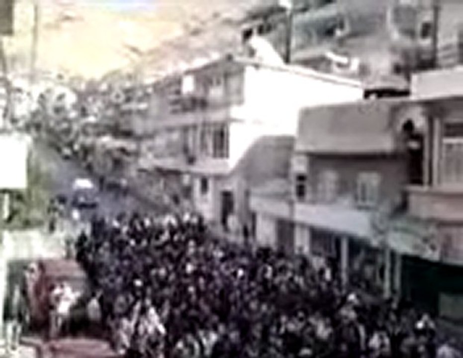 فري برس   مظاهرة مضايا في جمعة طرد السفراء 18 11 2011 ج2