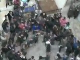 فري برس   درعا انتفاضة طلاب الاحرار في كلية الاقتصاد في احد الطفل السوري 20 11 2011