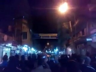 فري برس   ديرالزور مظاهرة مسائية شارع الجبيلة ياوطنا وياغالي 20 11 2011