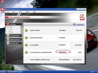 Avira Antivir Premium 10.0.0.663 Key *NEW*Valid Till 2016