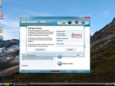 Ad Aware Pro Internet Security 9.05 Free Download (Full Version).