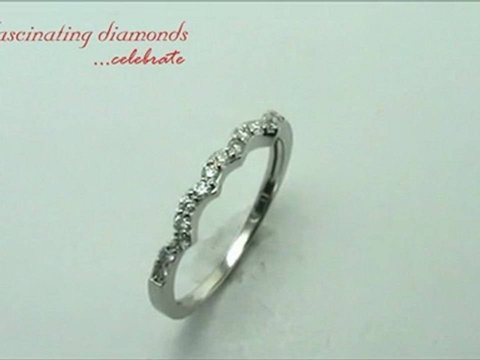 Round Cut Diamond Wedding Anniversary Band Prong Setting