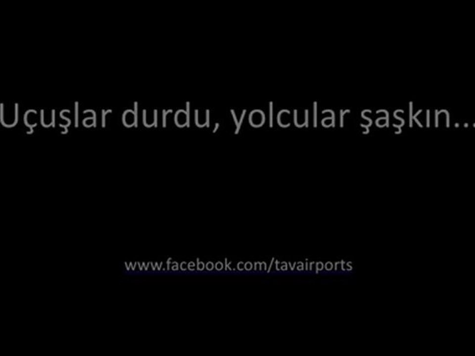 UÇUŞLAR DURDU, YOLCULAR ŞAŞKIN...