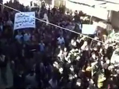 فري برس ادلب جرجناز جمعة الجيش الحر يحميني 25 11 2011
