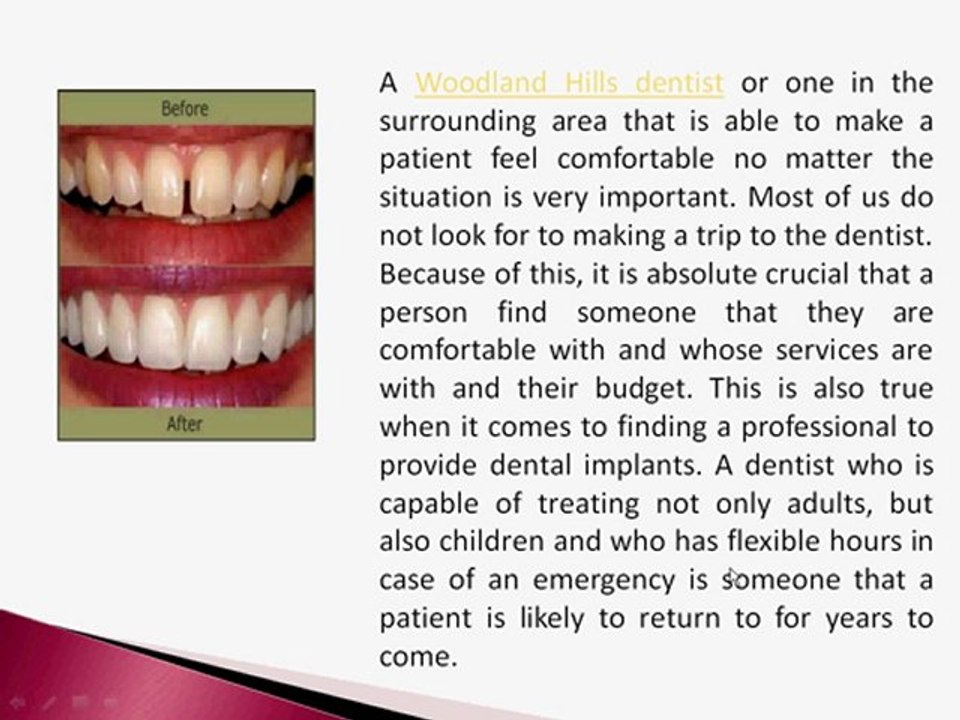 encino dentist - woodland hills dentist - tarzana dentist