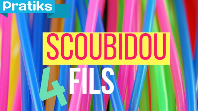 Comment faire un scoubidou rond à 4 fils