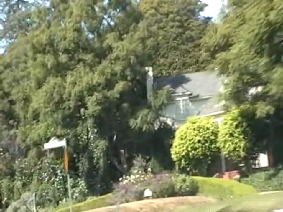 Benedict Canyon Drive in Beverly Hills.