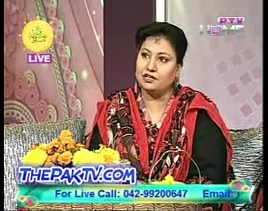 Noor Morning Show By PTV Home - 26th January 2012-Prt 2